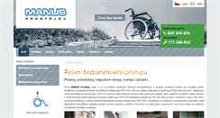 Desktop Screenshot of manuspv.cz